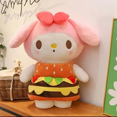 伯仟合毛绒玩具 汉堡美乐乐