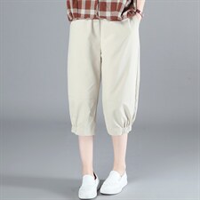 裤子2021年夏季简约收腰简约纯色潮流舒适通勤,女装休闲裤,丽影随形