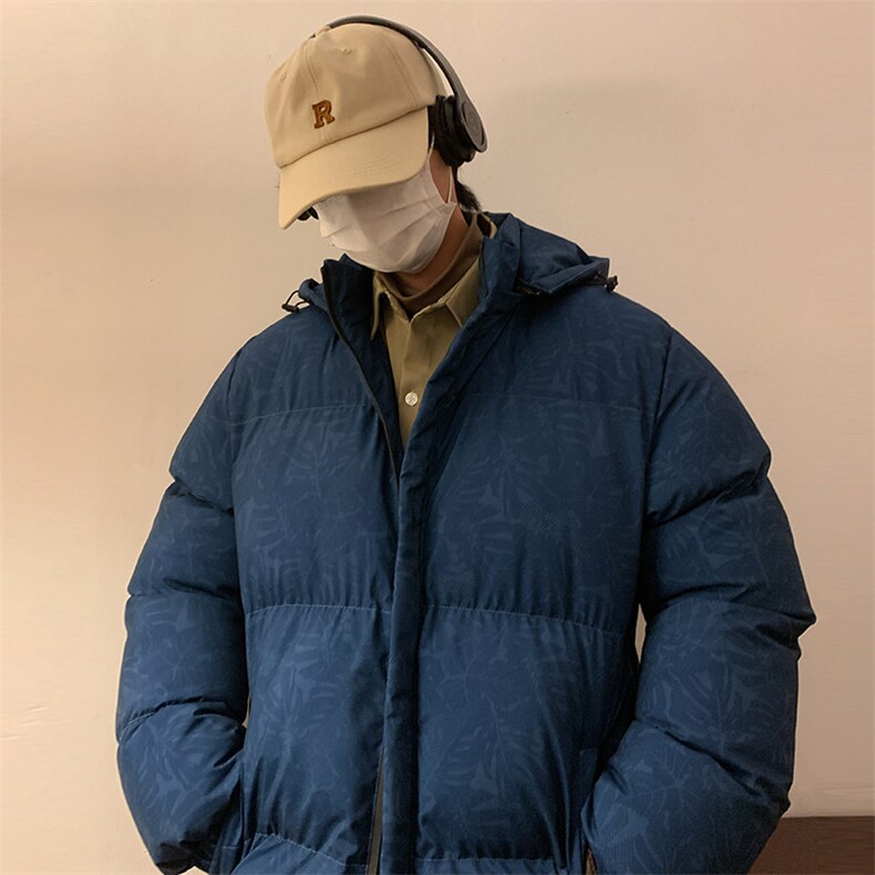 港风2026新品冬季宽松情侣装男装棉衣棉服冬装加厚外套D004-P85,男装棉衣,星座717