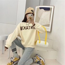 加绒卫衣，女装卫衣/绒衫，IEC