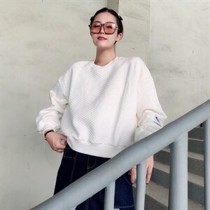 华夫格卫衣图片