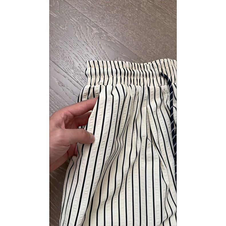 撞色时尚高街休闲裤潮牌百搭日系复古条纹运动短裤K776TP2548,男装休闲裤,电商A102B