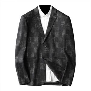 挂拍男士羊毛西装外套 加厚休闲西装西服男上衣 C676图片
