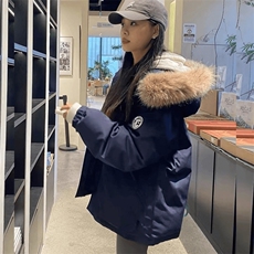 【升级款】派克服工装羽绒棉服oversize面包服外套Y902-P110网图，男装棉衣，电商B245