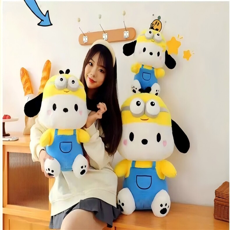 小黄人变身恰狗狗，沃州毛绒玩具