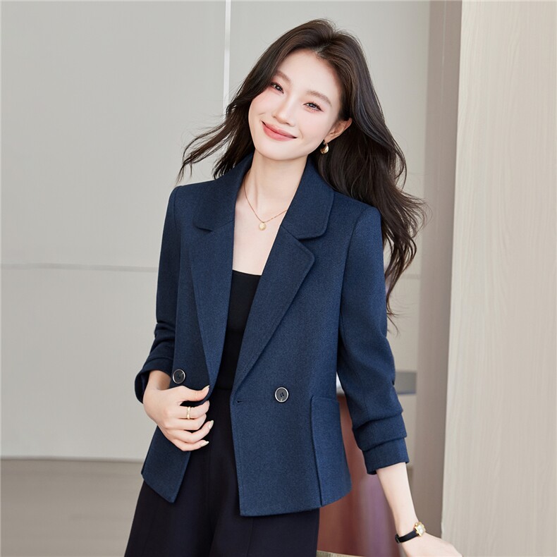 《档口现货》2026秋上新气质短款职业西装短外套小个子女,女装短外套,苗苗