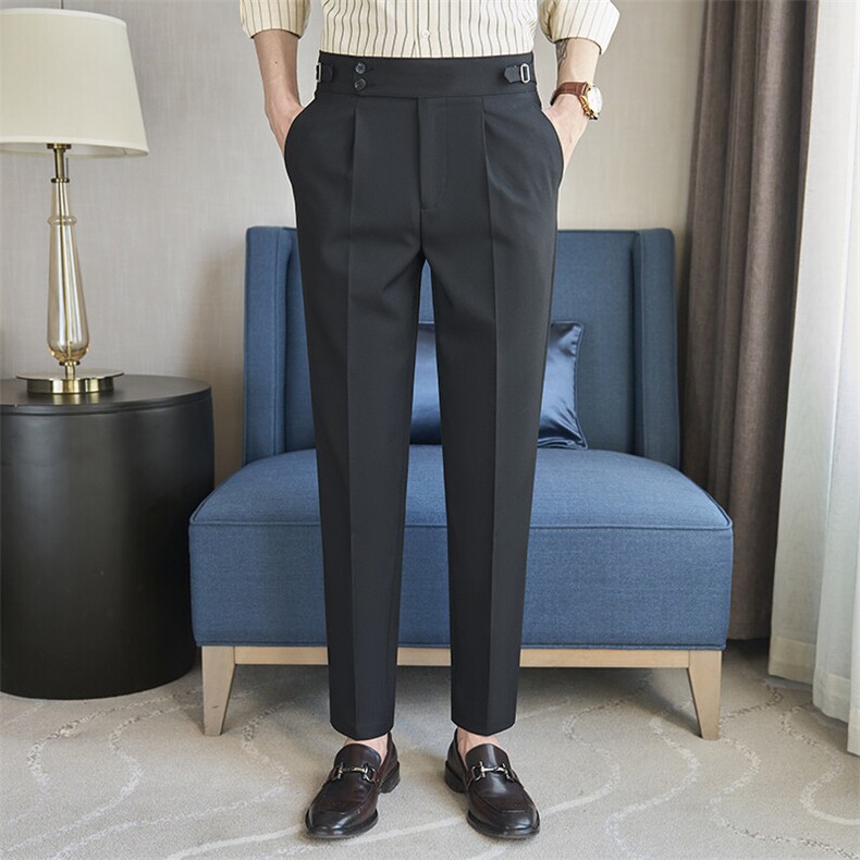 K7231-P70男士春夏长款修身休闲小西裤,男装西裤,电商A211