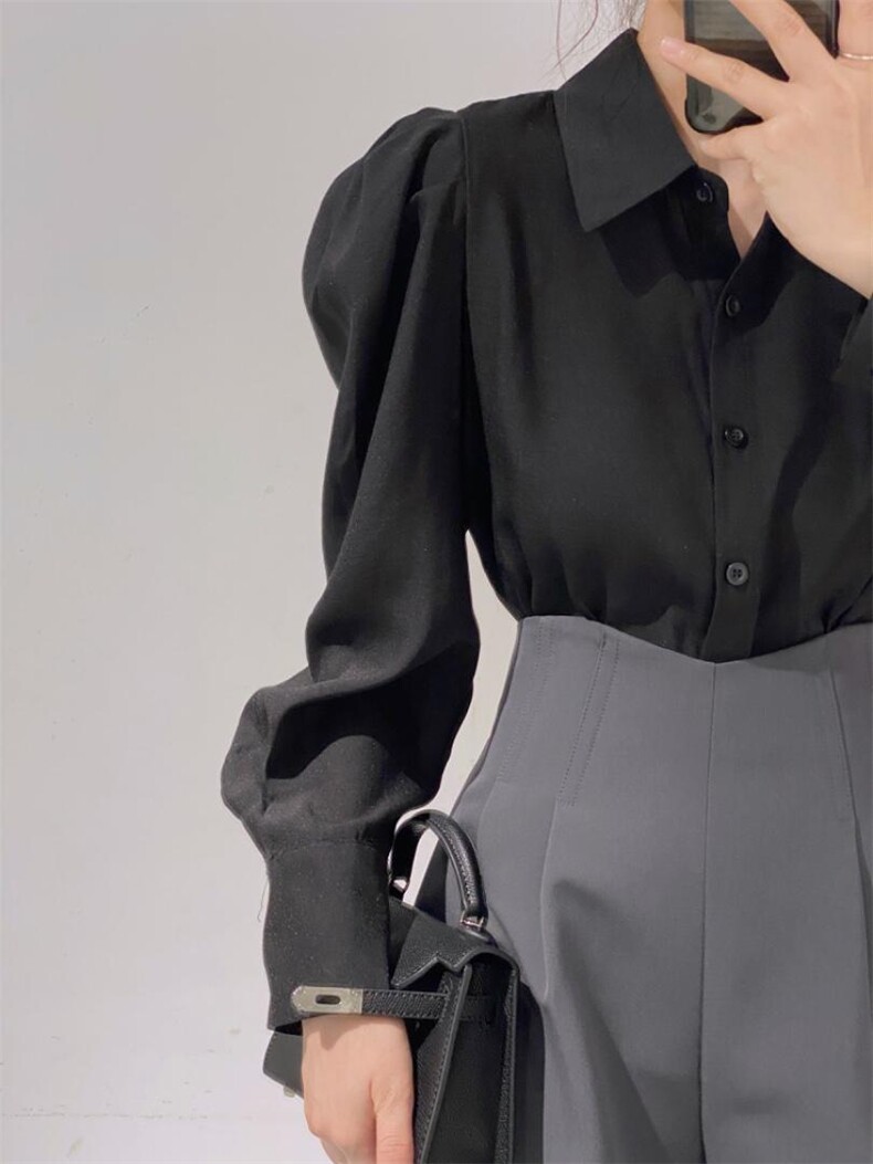 百搭衬衫，女装衬衫，驿谷