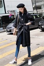 大货已出秋季新款明线设计风衣外套浙宝262A-A005，女装风衣，Yologo