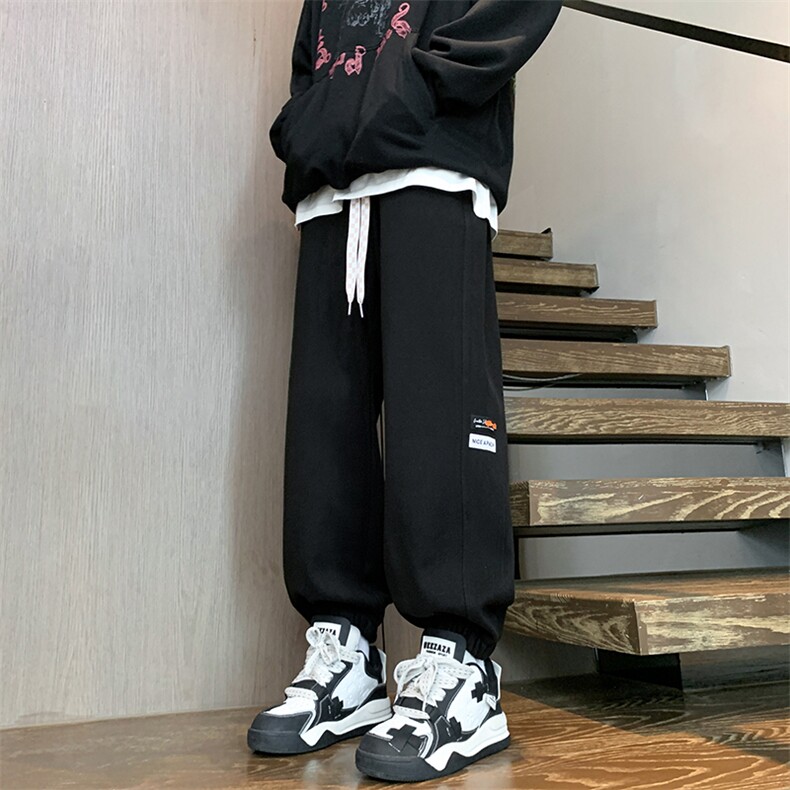 宽松束脚裤加绒休闲裤运动裤KD561-P60图片