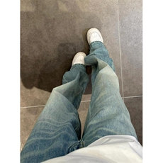 【网图】复古蓝牛仔裤男夏季款cleanfit裤子直筒长裤NX08WW-特P48，男装牛仔裤，星座1007（原301D）
