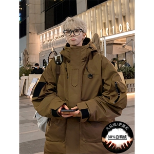 新标80重磅工装羽绒服保暖潮外套冲锋衣 A436-973-P225控价298图片