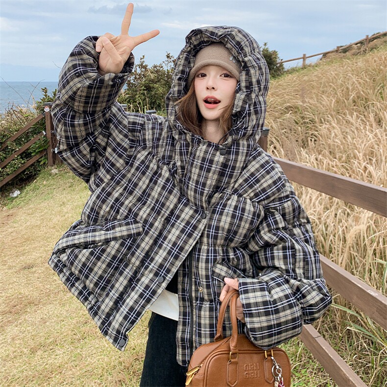 【现货】【有买家秀】复古连帽羽绒服139-P295-K438,女装羽绒服,2C031