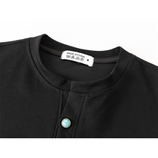 2025新款时尚设计圆立领T恤衫长袖情侣装XZ212-QWT194-P46，男装T恤，星座212