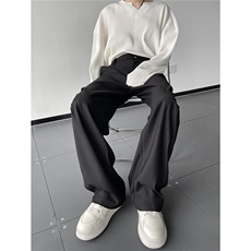 XZ612-K674-P55控78夏季薄款解构立体裁剪西裤冰丝休闲长裤2，男装西裤，星座612