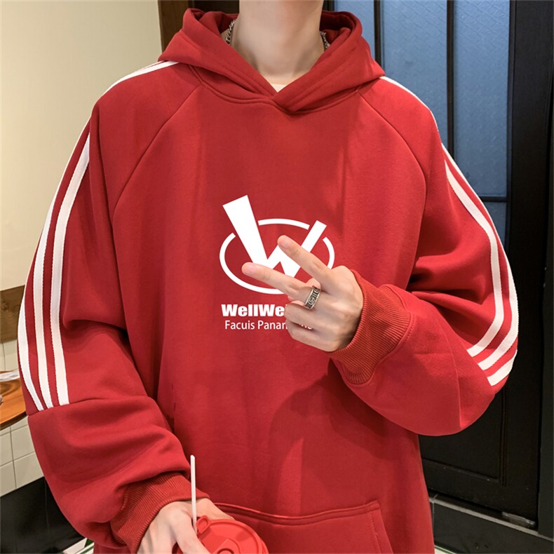 条纹连帽卫衣SWY2489-P55控8850棉,男装卫衣,电商B370