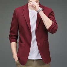 MJ2266男士2023新款春季西服休闲韩版百搭单西中年外套潮上衣P125,男装西服,钱塘6003（原4033）