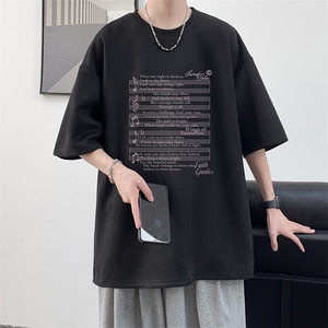 麂皮绒短袖t恤男大码半袖男 JD82428-P25图片