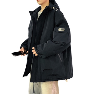 2025冬季主推石墨烯工装加厚连帽抗寒冲锋棉服货号YY2319棉衣图片