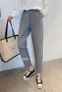2021新面料休闲裤超舒服两色M一XXL图片