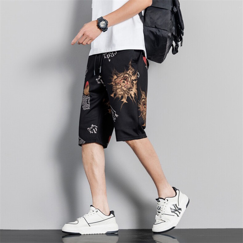 夏季低价跑量款男士休闲沙滩裤休闲五分裤短款男3011P16，男装牛仔裤，电商B226-2（原B217-2）