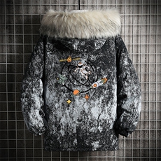 MC49142-P135日系潮衣男大码派克服男工装服外套袄，男装棉衣，电商A040A