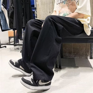 日系工装裤男夏季休闲直筒长裤薄款宽松长裤子 K4007-P32图片