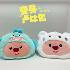 澳欢毛绒玩具厂 变身露比包