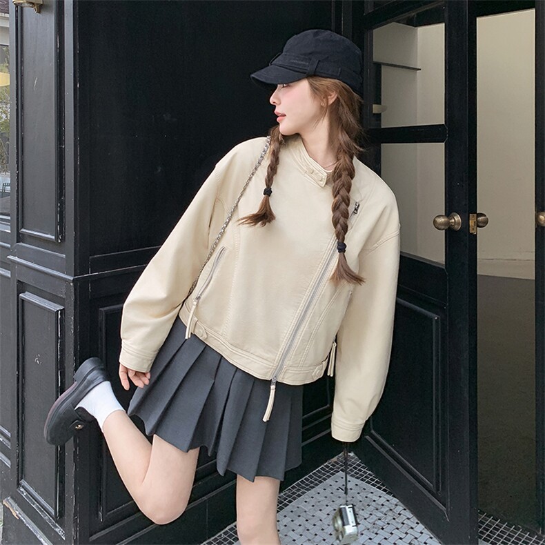 【档口有货】高品质机车皮皮衣夹克2C059-2511P155K208,女装短外套,2C059
