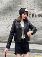 【现货】休闲皮衣外套，女装皮衣，芷炫