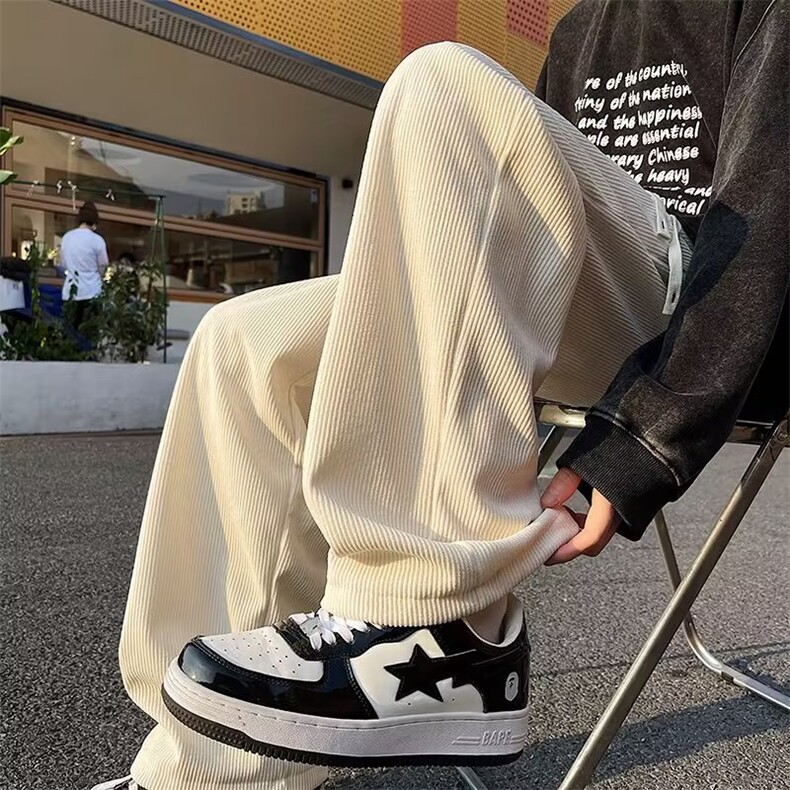 弹力灯芯绒男新款青少年时尚休闲裤 A981 P30图片