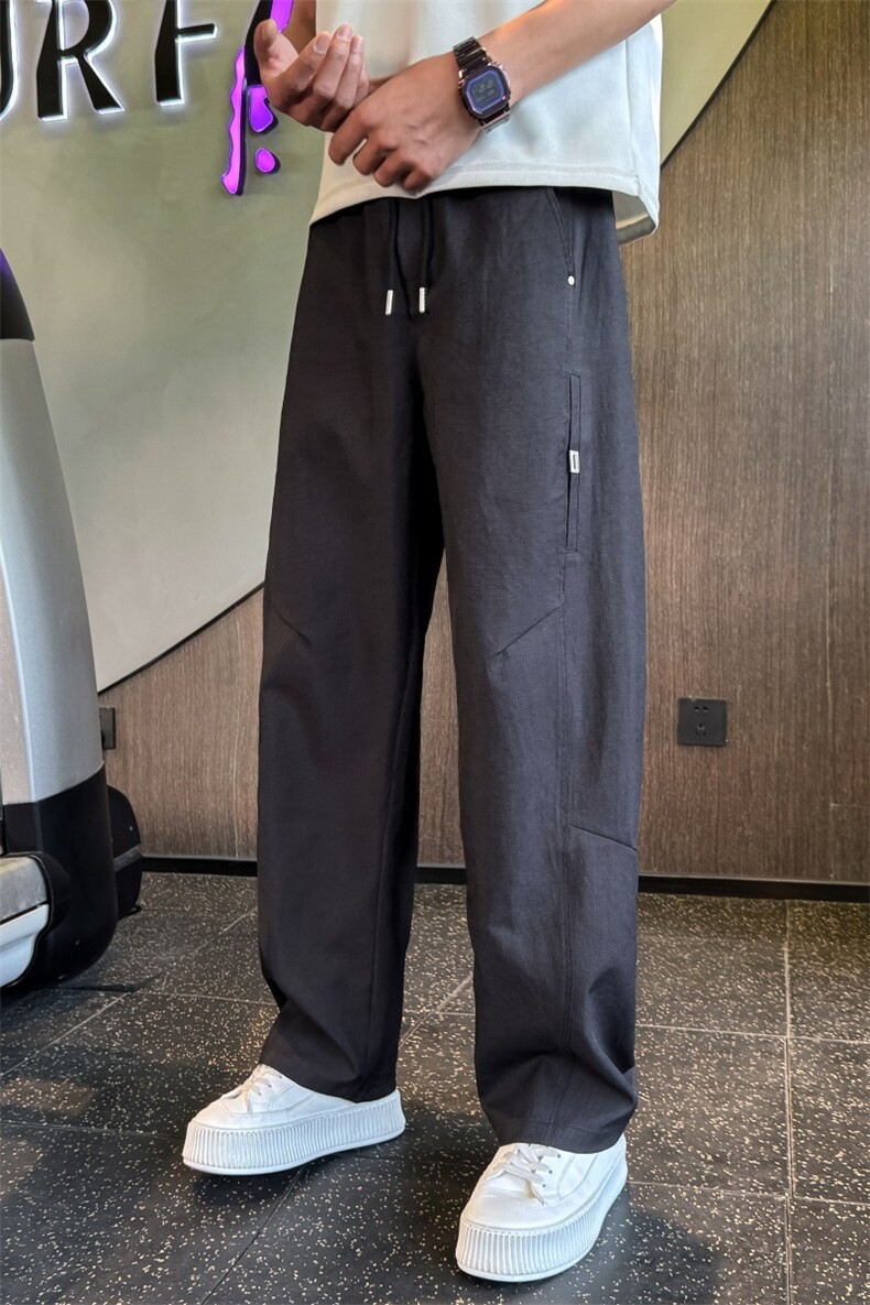 K68535p68982025夏季薄款裤子男小伙风店主风速干裤休闲裤,男装休闲裤,电商B340