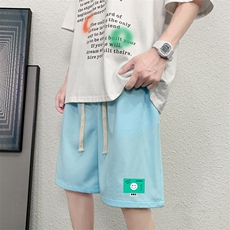 HD74264-P22华夫格短裤男大码宽松五分裤男直筒中裤，男装休闲裤，电商A040