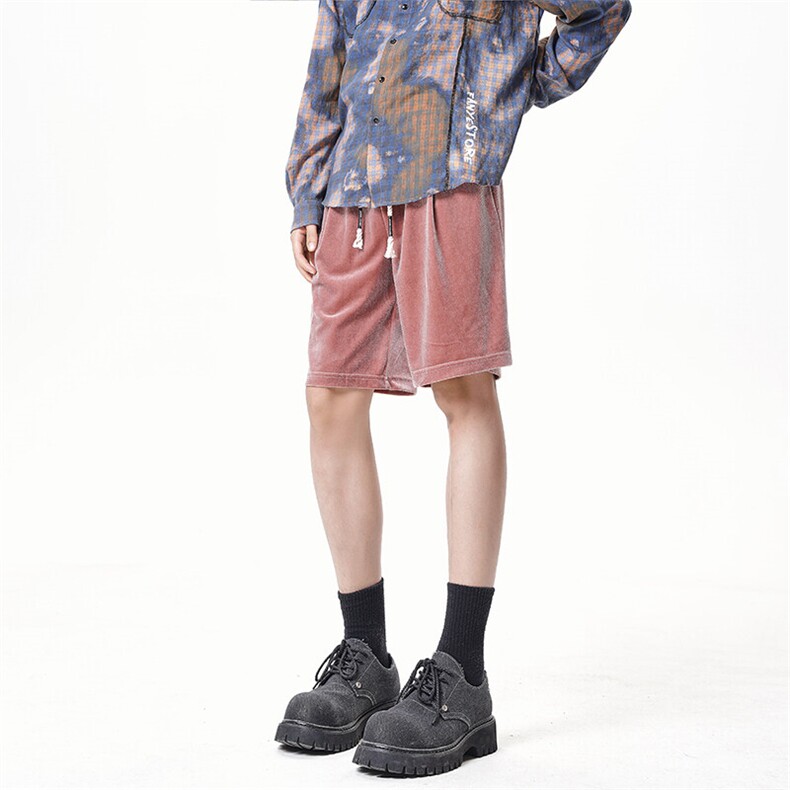 A178男女同款冰丝速干短裤休闲夏季外穿宽松休闲裤DK161-P28,男装休闲裤,电商A178