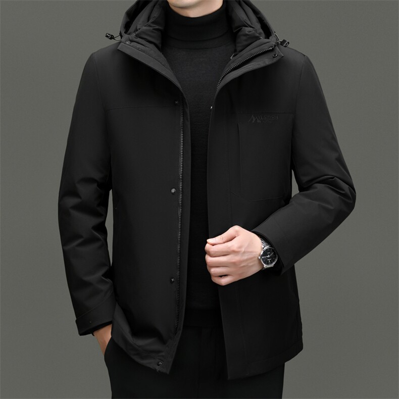 DF23866钱塘2020-2冬季厚款商务休闲中年男士百搭羽绒服P295,男装羽绒服,钱塘207-2