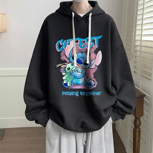 连帽卫衣男大码运动服帽衫外套WY2335-P35 加绒款-P40图片