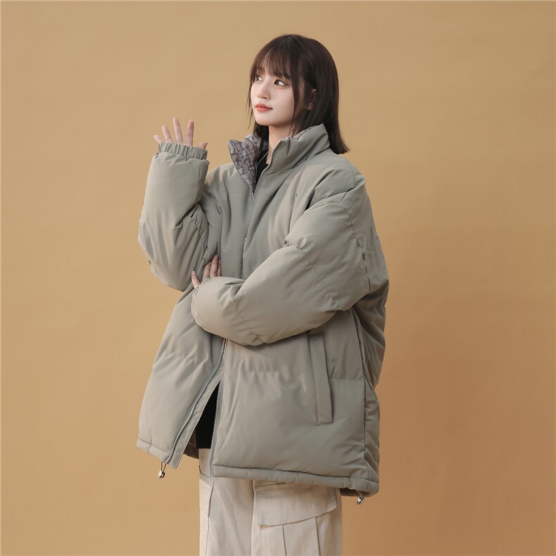 抖音得物美式潮流高品质格子三防加厚羽绒棉衣外套棉服MY5555-P68,男装棉衣,星座610B-1