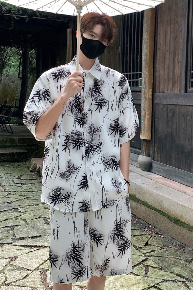单竹节套装TZ77829特P50衬衫DCS77830特P30DK77831特P20套装控98,男装衬衫,星座226-1