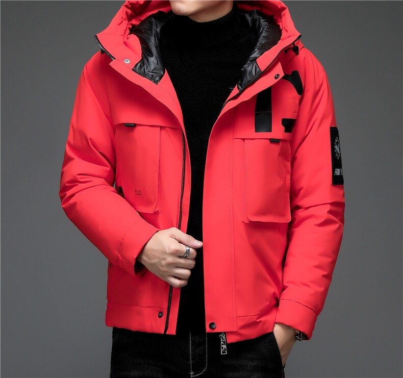 中年羽绒服男冬季宽松连帽羽绒服爸爸冬装保暖外套ALXB8808-P285，男装羽绒服，电商B212（原钱塘6029）