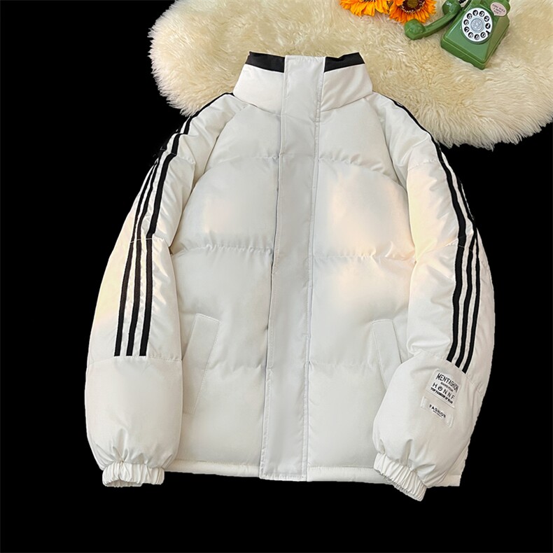 2025小牛津覆膜面料白杠冲锋棉衣棉服棉袄面包服G1607-P75,男装棉衣,星座207
