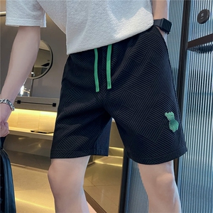 312A-2222-P4522夏季男士高级感短裤休闲运动五分裤沙滩裤A