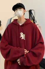 ！发泡印花！连帽圆领卫衣男装港风帽衫男LM119-P35，男装卫衣，电商B367