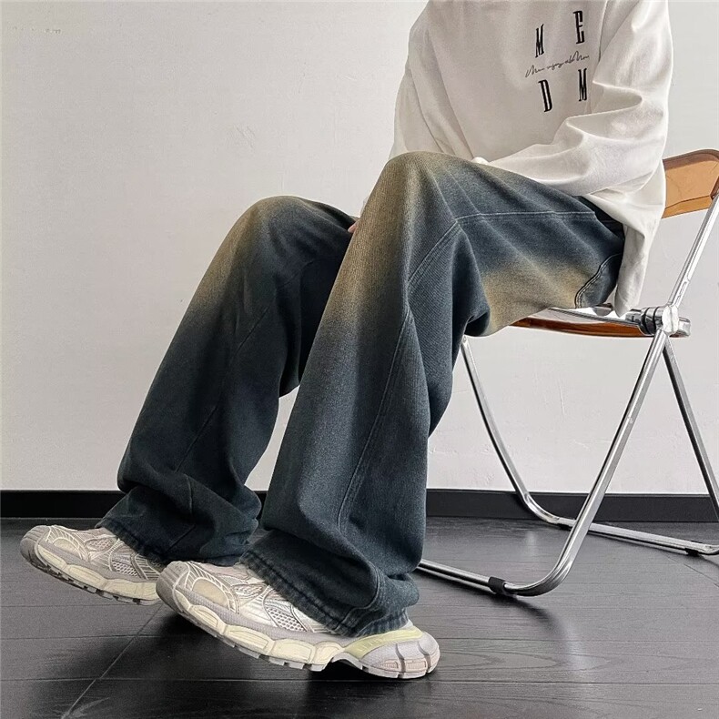 美式牛仔裤男款秋季长裤潮KM632P40,男装牛仔裤,星座1116-2