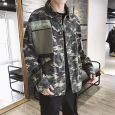 男士工装夹克衣服休闲日系宽松2021春装新款外套DS335TP80，男装夹克，电商A102