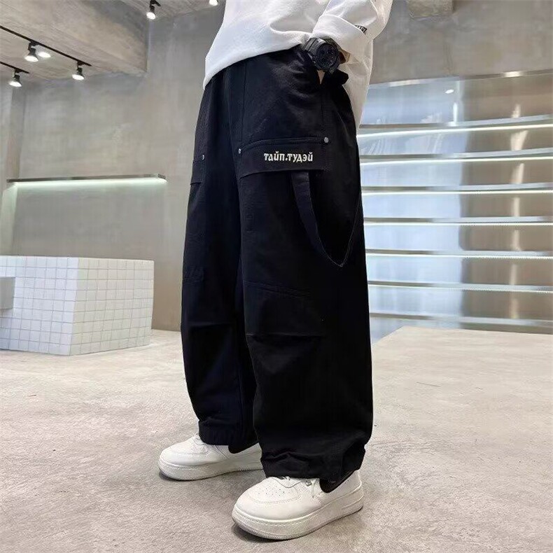 网图现货夏季直筒工装男孩休闲裤R9204-P42,男装工装外套,星座1005-4