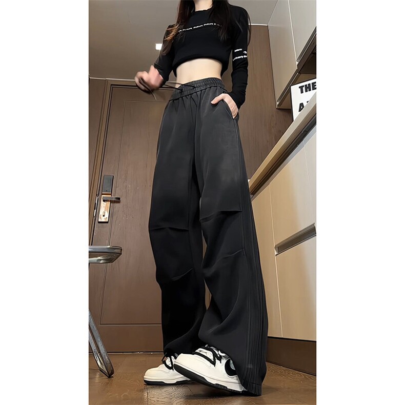 【现货】A753-常规特P45控88春大货渐变水洗做旧休闲裤三杠卫裤，男装休闲裤，电商B335