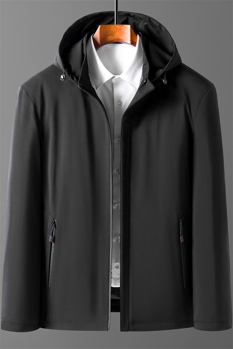爸爸棉服连帽外套棉衣2023秋新款中老年男装冬季棉袄C2117-P160，男装棉衣，电商B212（原钱塘6029）