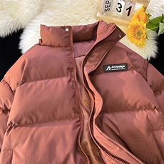 冬季新款纯色棉衣男女情侣款潮流中性风时尚百搭MY22-P100，男装棉衣，电商A128