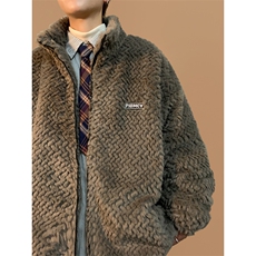 加绒加厚保暖棉衣外套男款冬季2024新款美式羊羔毛棉服W7954-P70，男装棉衣，星座512-4