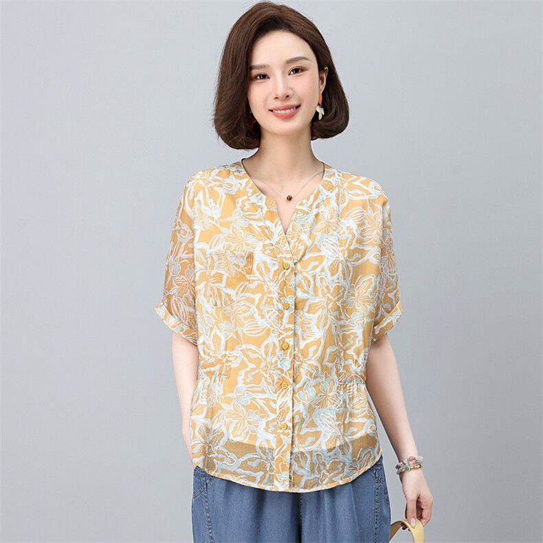 2025年夏装新款潮衬衫宽松显瘦韩版气质百搭衬衣女减龄,女装衬衫,独衣靓